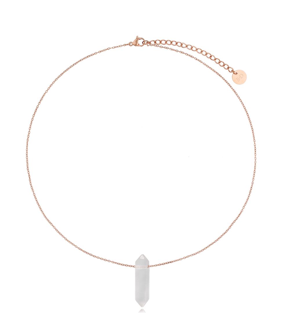 Naszyjnik z kryształem górskim Mader NLB0182