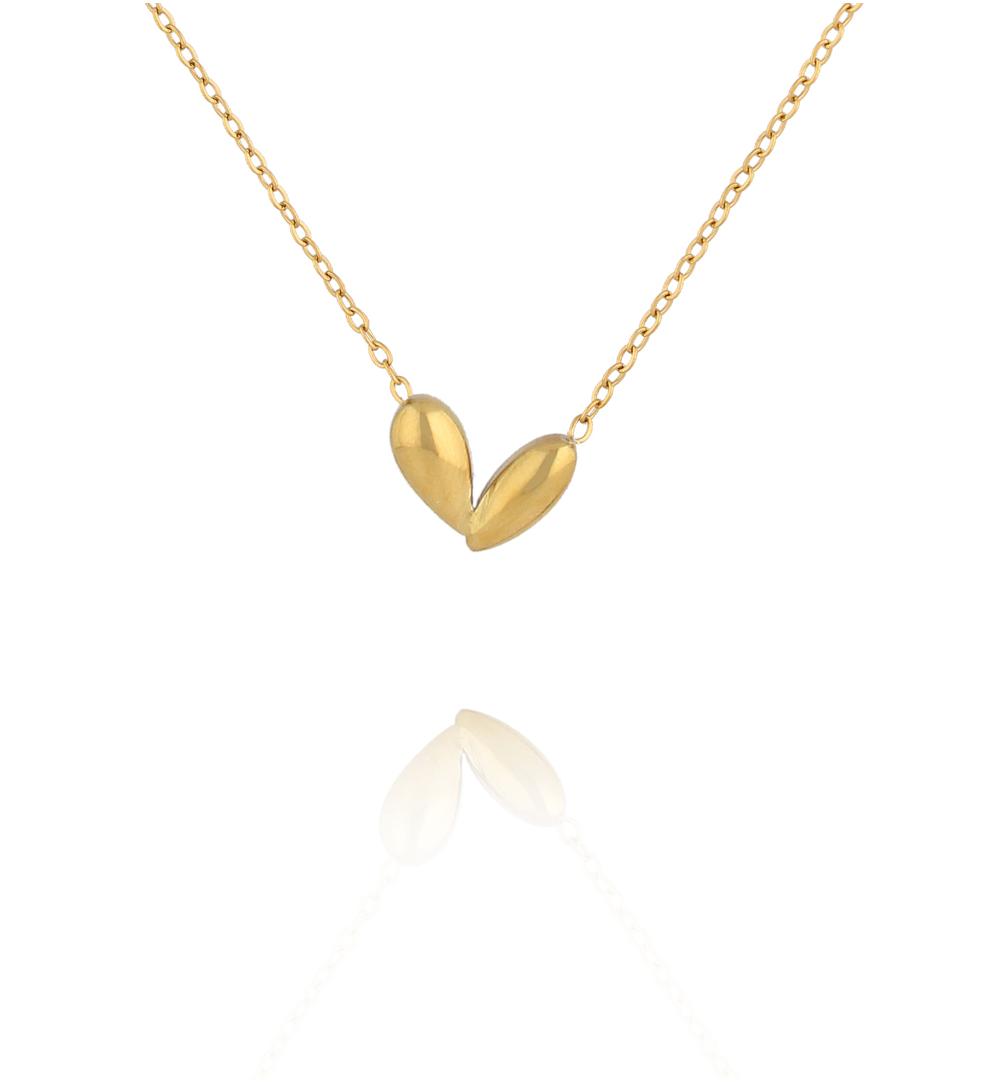 Naszyjnik z subtelnym motywem serca NSY0846