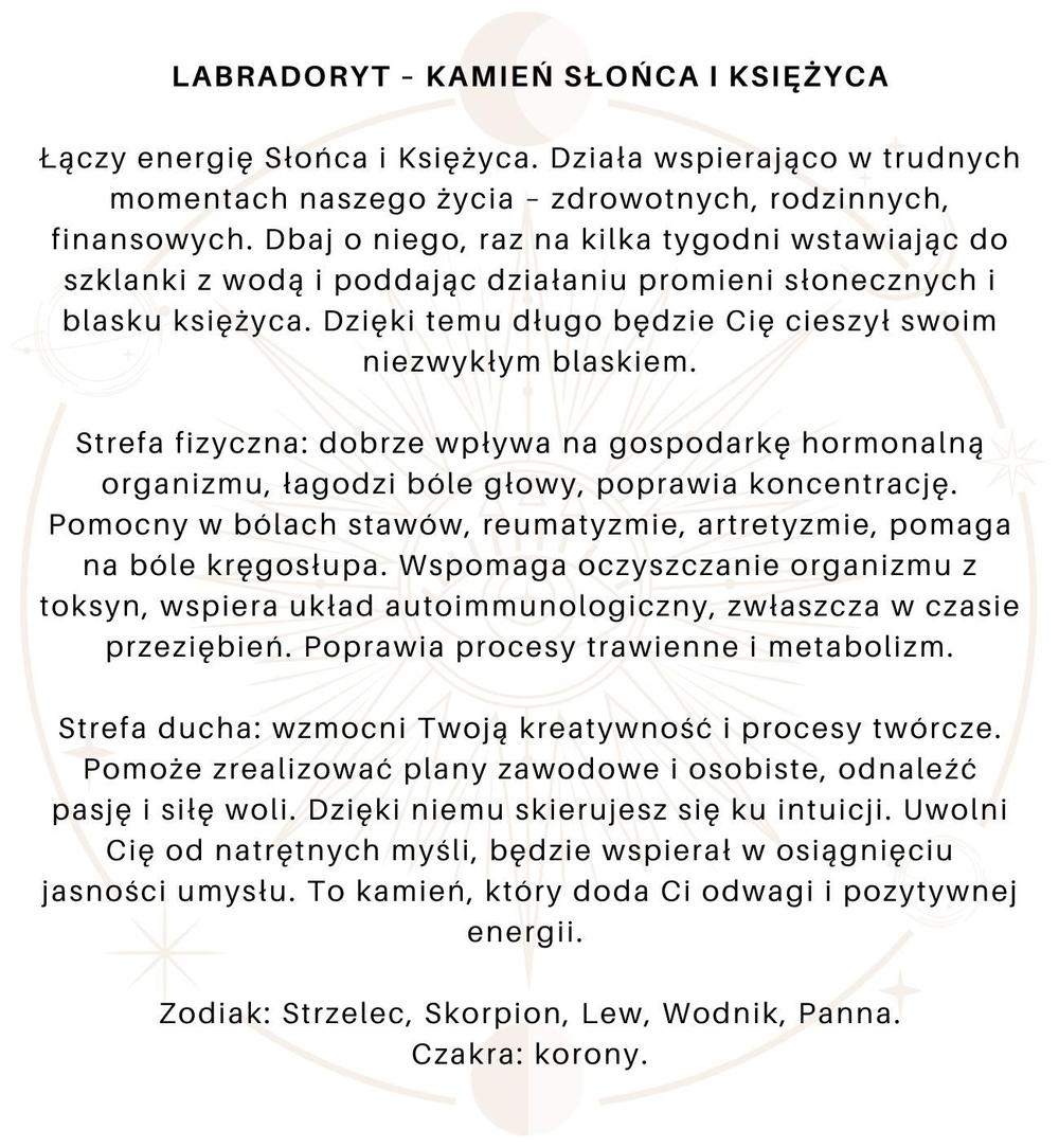 Naszyjnik pozłacany z labradorytem INTUITION 36 cm NGE0017