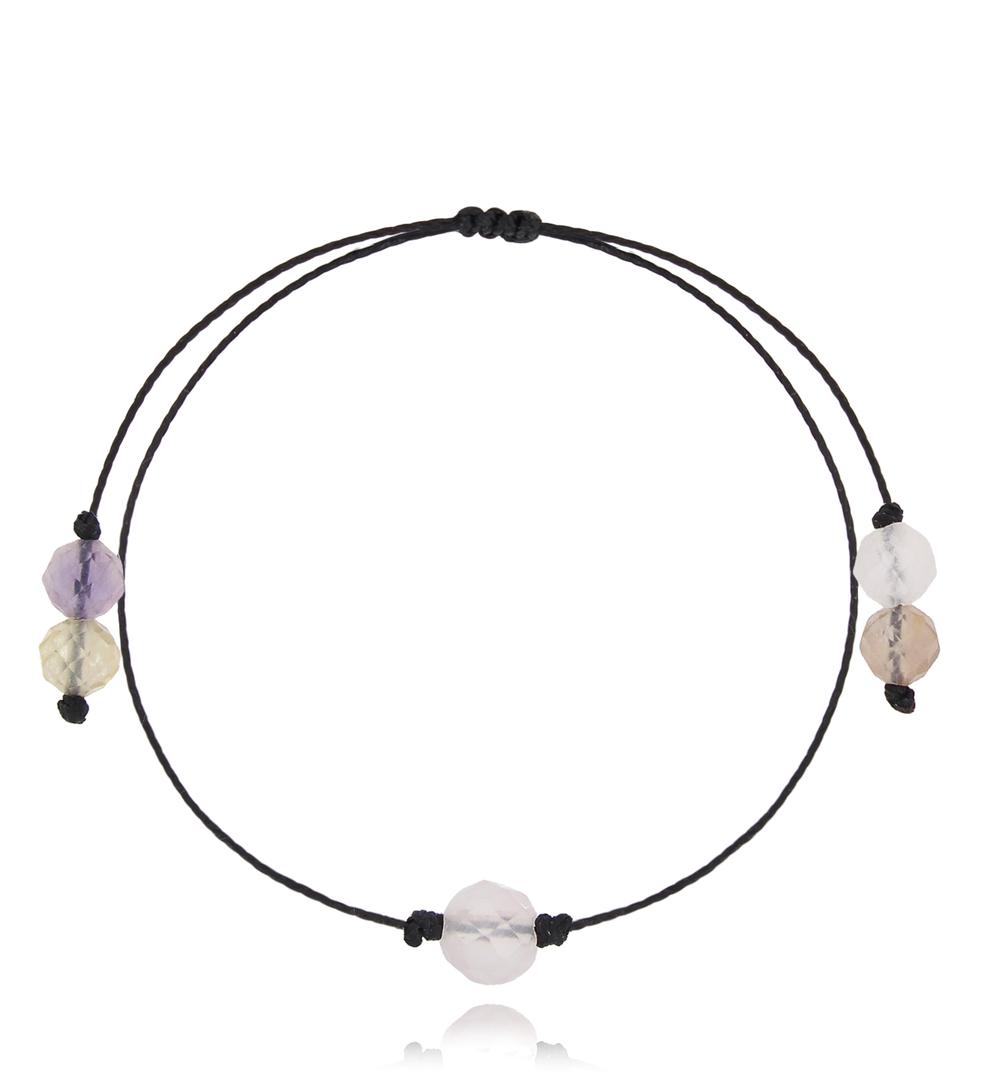 Bransoletka z jasnym fluorytem Birthstones BGL0728