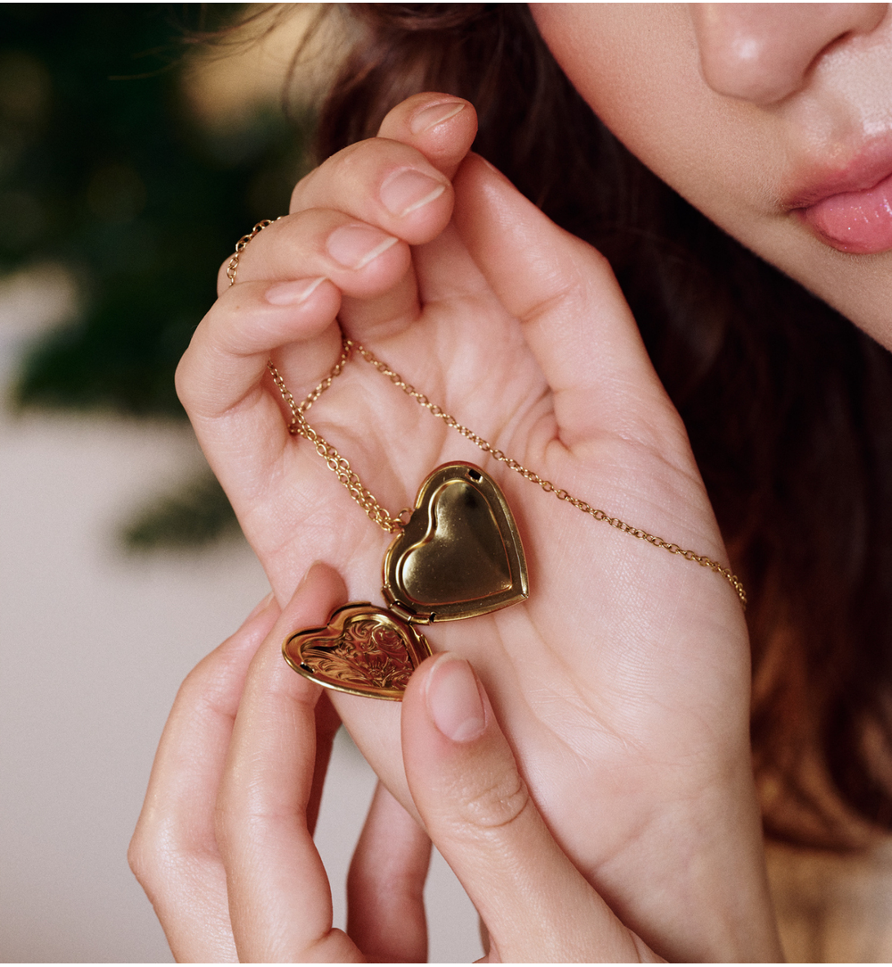 Naszyjnik sekretnik z sercem NSY0487