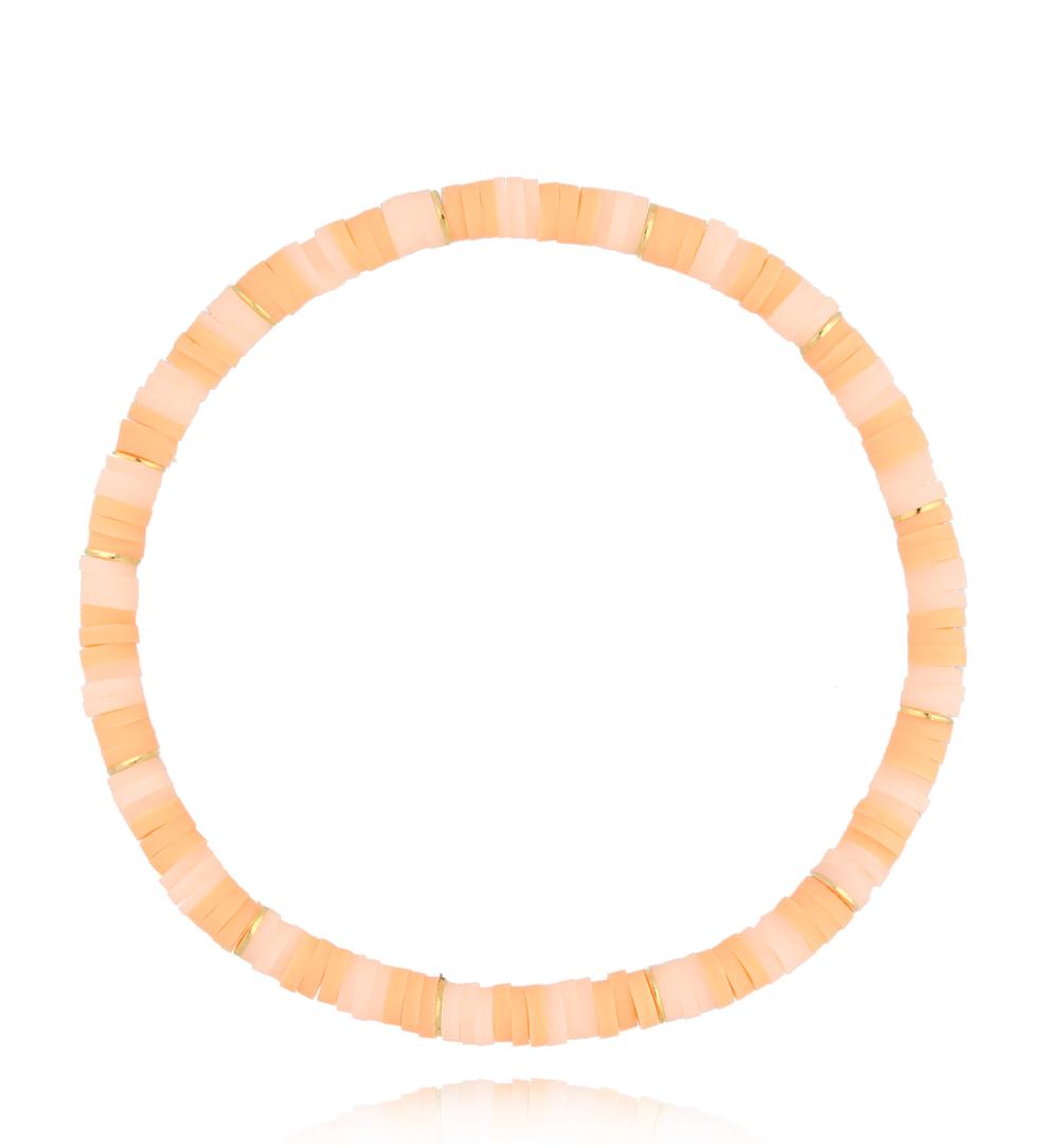 Bransoletka brzoskwiniowa Bibiana BSH0050