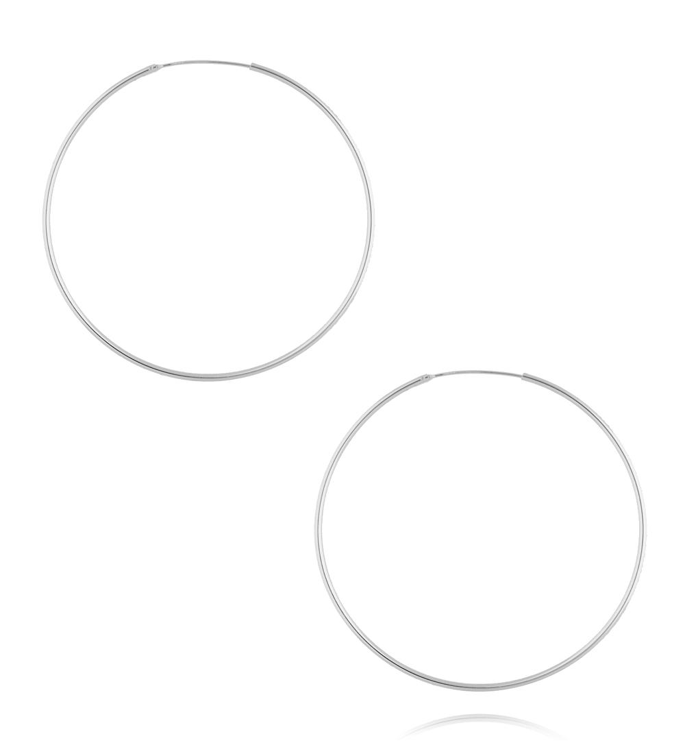 Kolczyki koła srebrne KCA0187