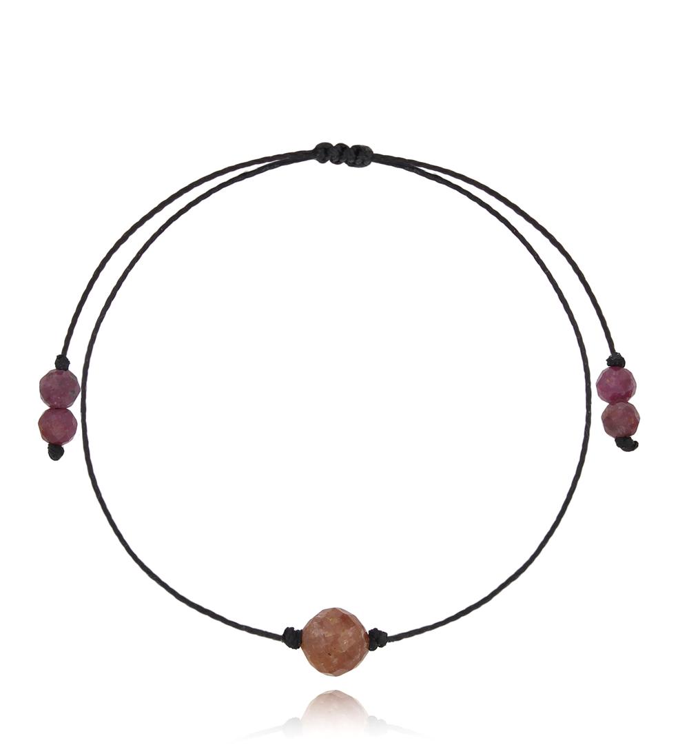 Bransoletka z rubinem  Birthstones BGL0746