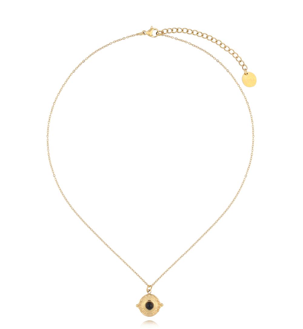 Naszyjnik złoty z zawieszką Iwaki NSY0123