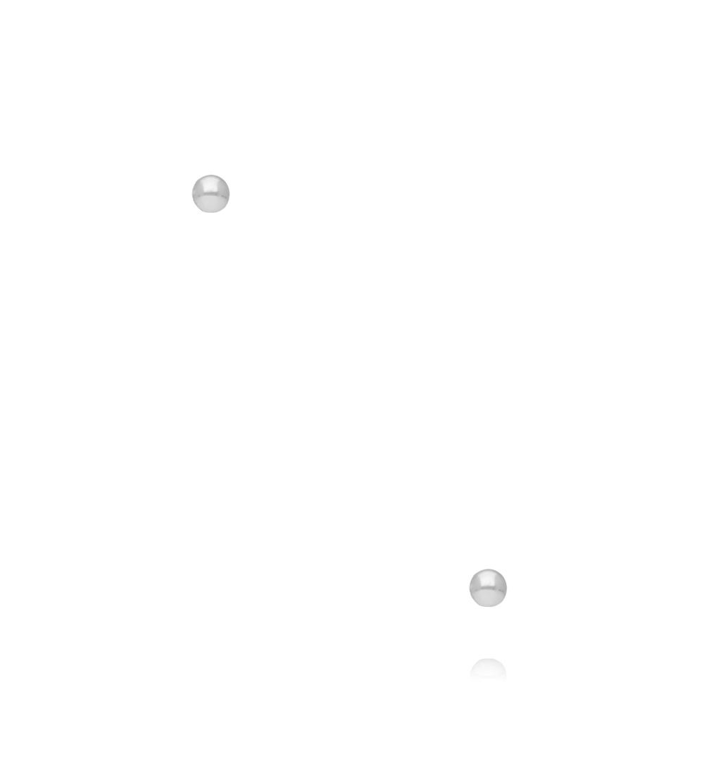 Zestaw srebrnych kolczyków kółek z cyrkoniami i perełkami KLU0171