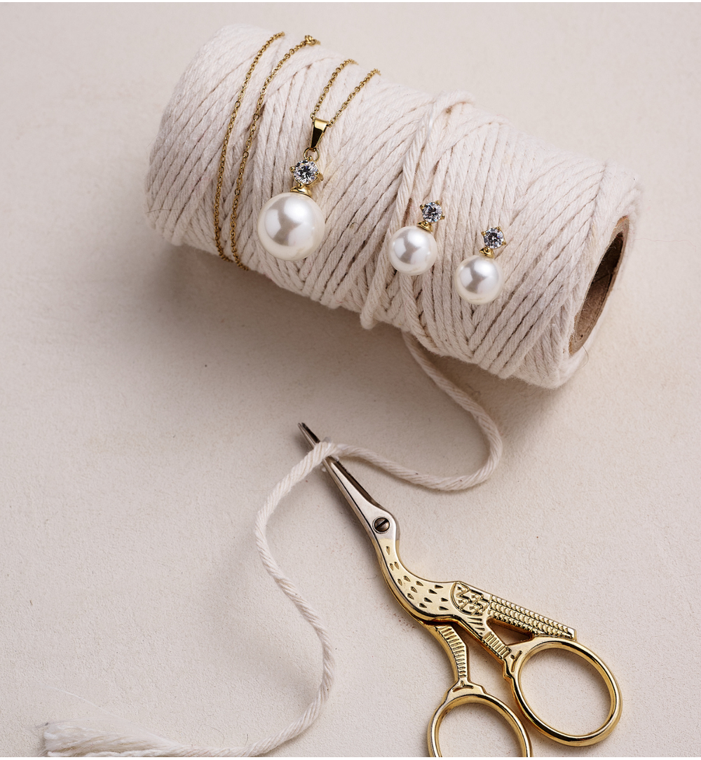 Naszyjnik z perłą złoty NSA1512