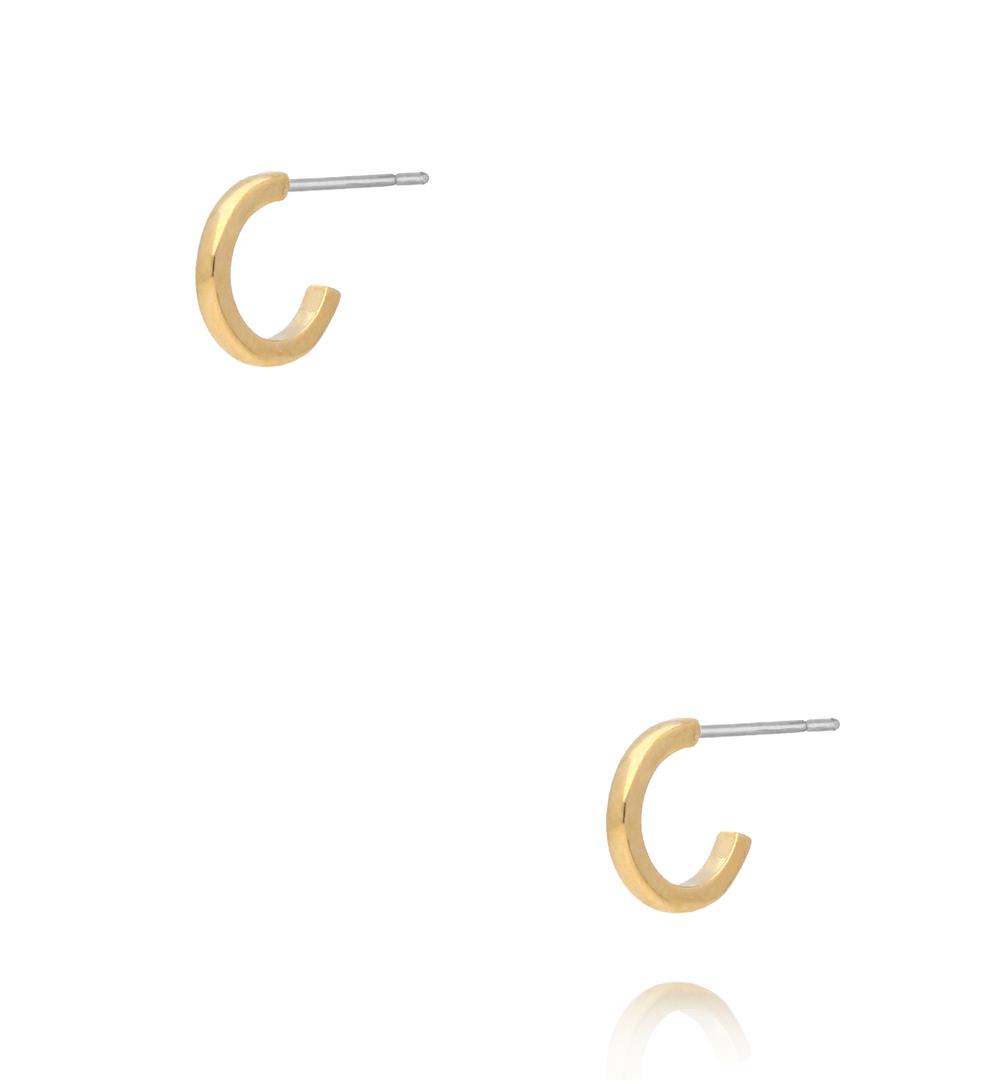 Zestaw złotych kolczyków KLU0176