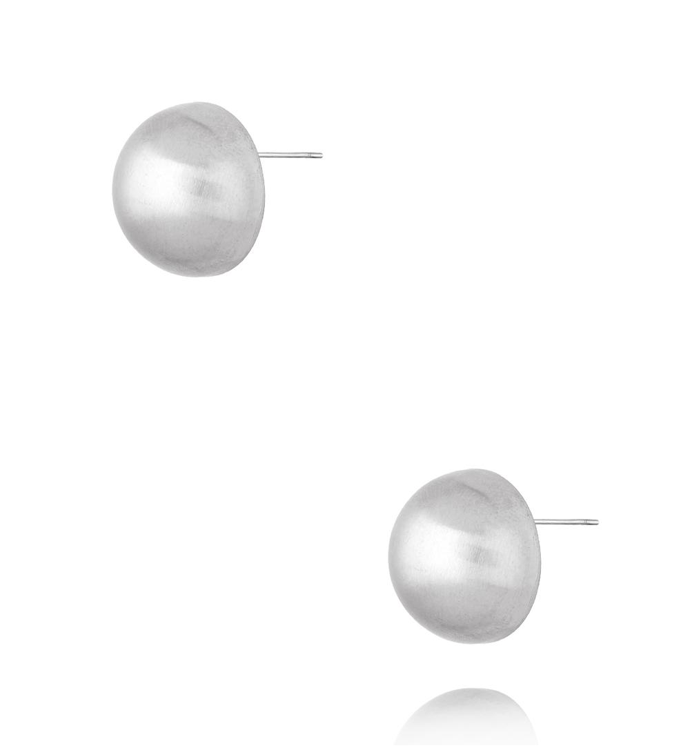 Kolczyki półkola srebrne KSY0638