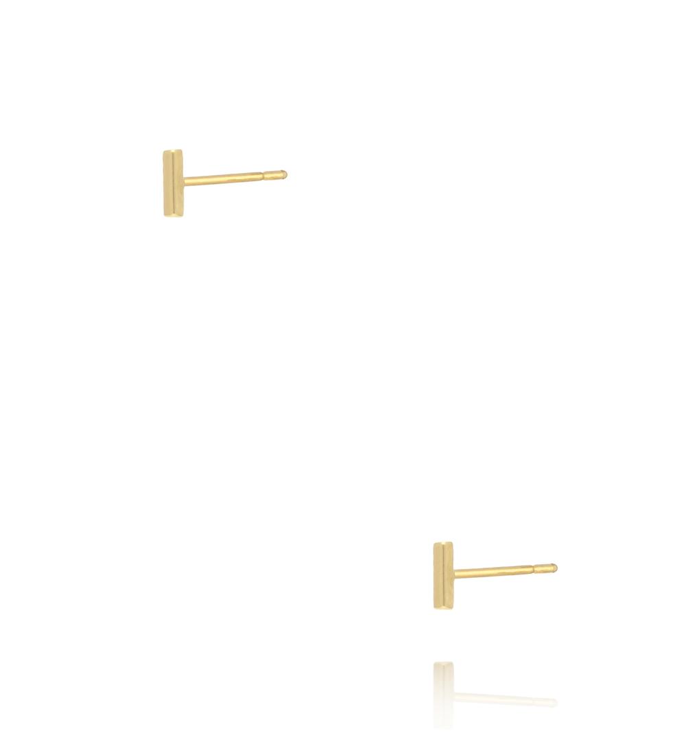 prostokątne minimalistyczne złote KCA0078