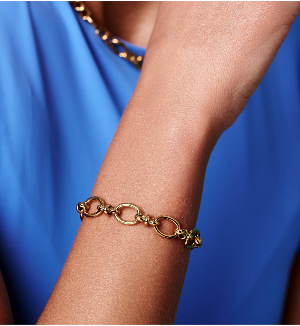 Bransoletka złoty łańcuch BSY0318