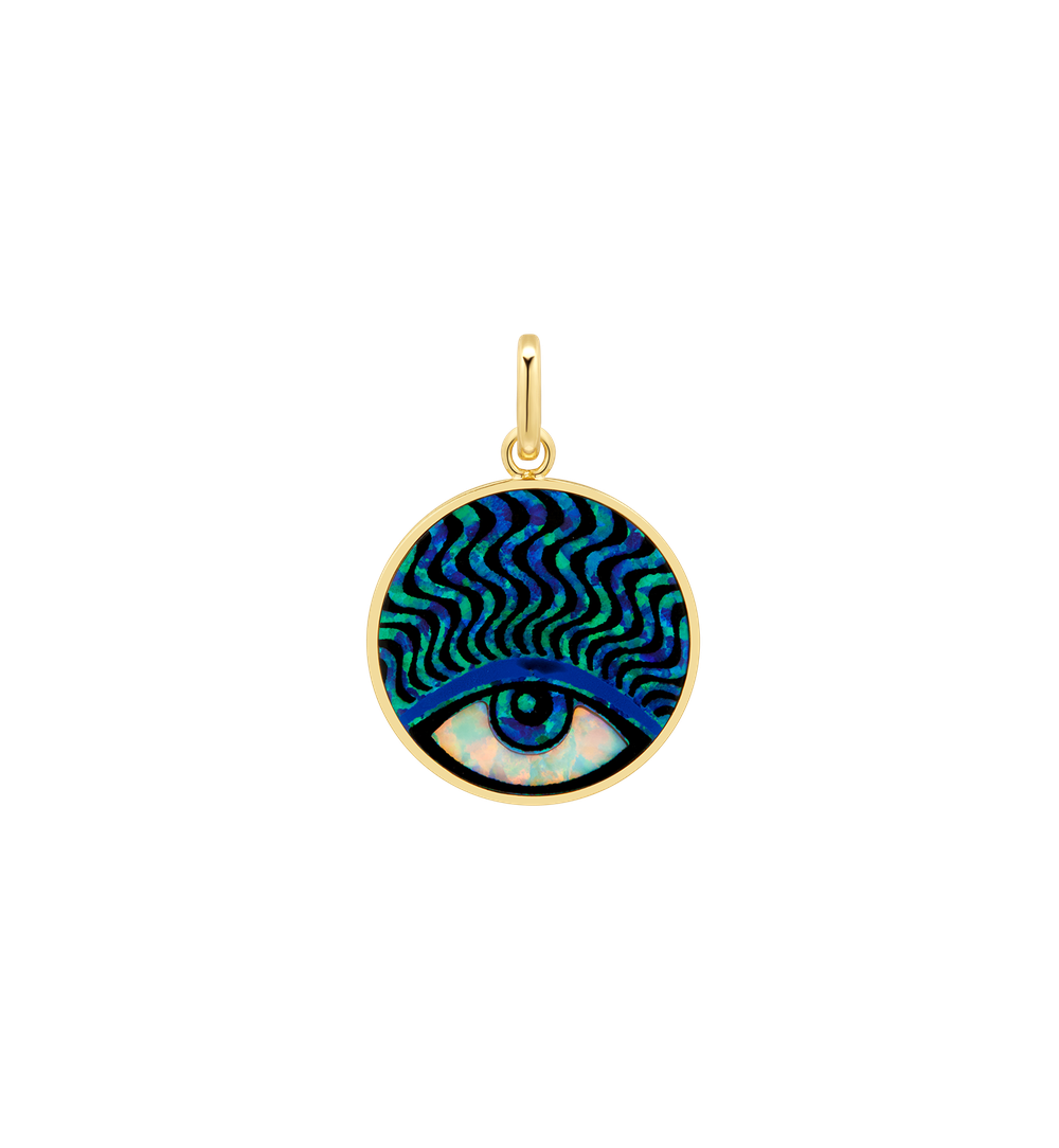Naszyjnik z opalami Aqua Harmony NFA0054