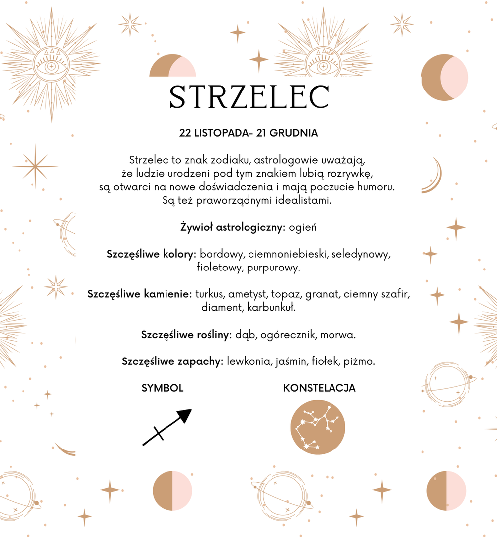 Bransoletka srebrna znak zodiaku STRZELEC BSE0107