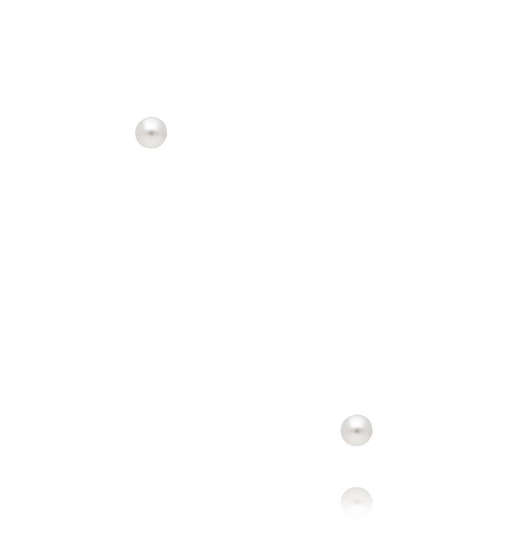 Zestaw kolczyków z perłą, kryształowym okręgiem i bordowym akcentem KMB0044