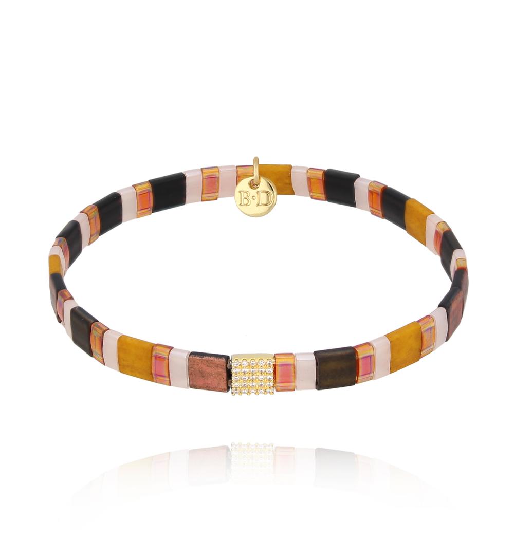 Bransoletka brązowa Yummy BSC1706