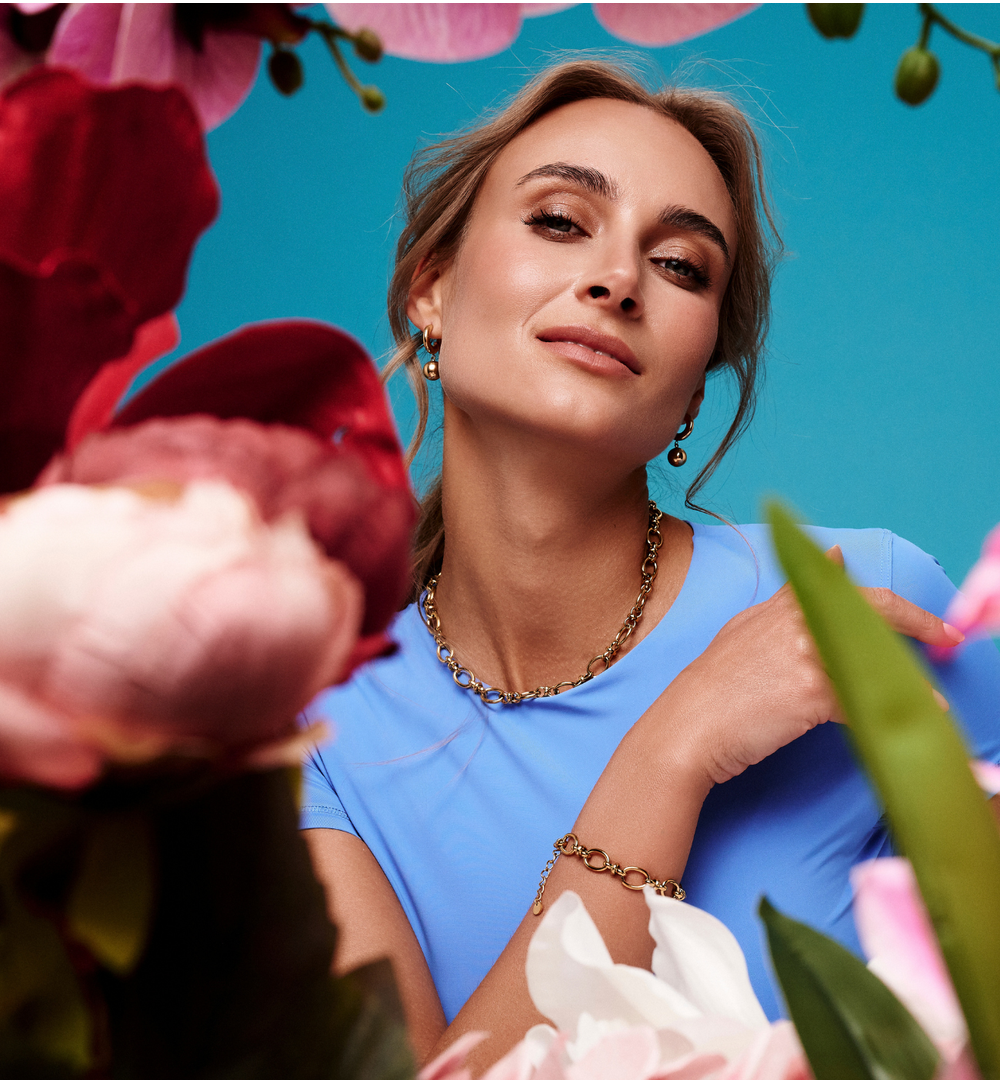 Bransoletka złoty łańcuch BSY0318