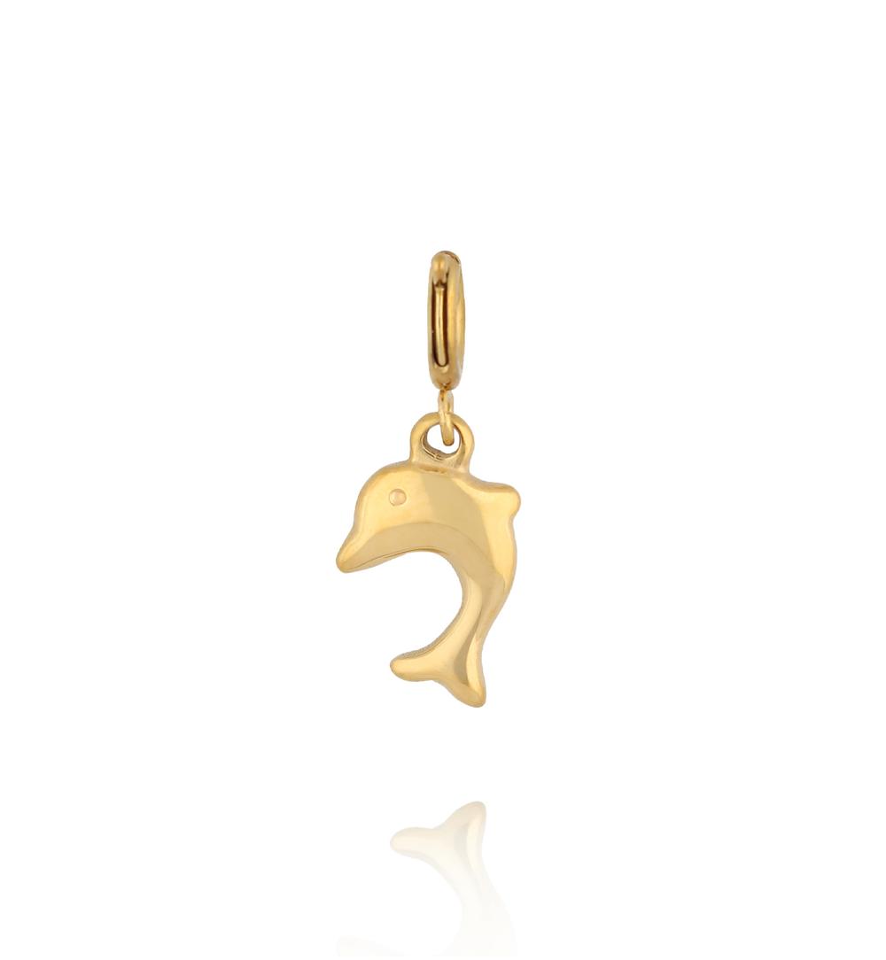 Charms złoty delfin CHA0274