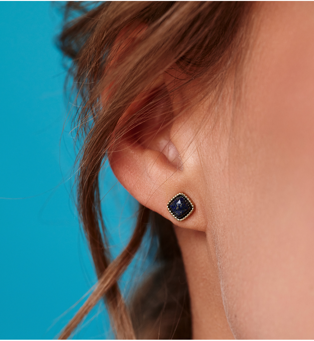 Kolczyki z lapisami Bali Breeze KPA0250