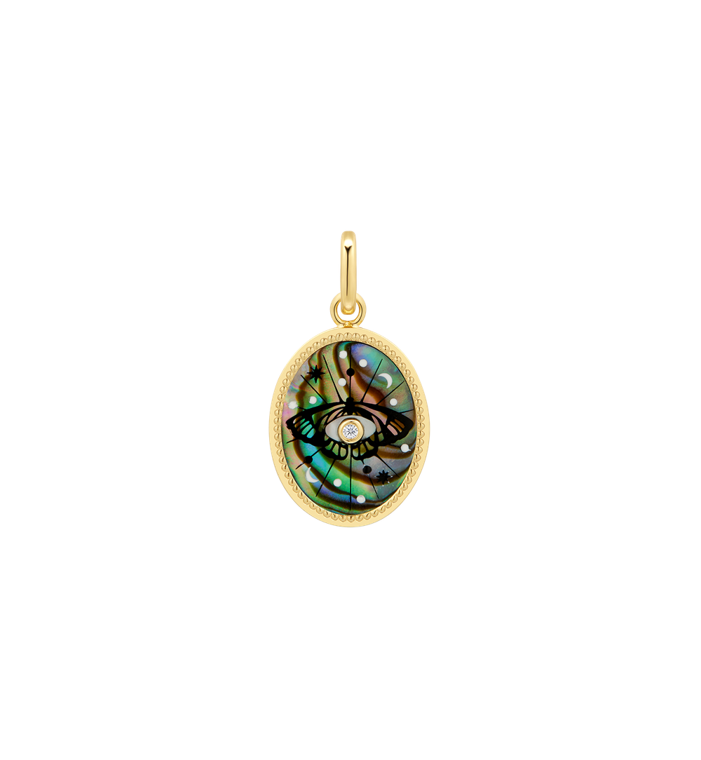 Naszyjnik z muszlami abalone Aqua Harmony NFA0055