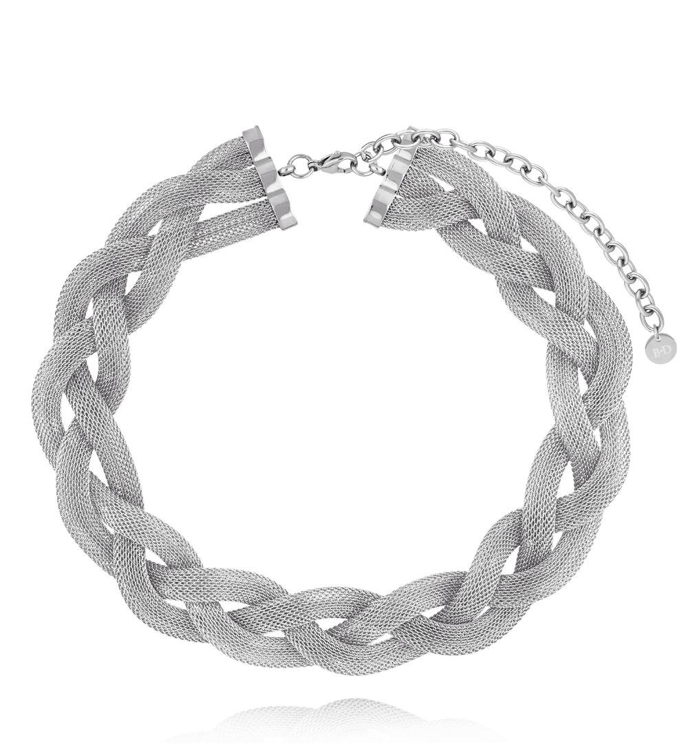 Zestaw biżuterii w srebrnym kolorze ZN0203