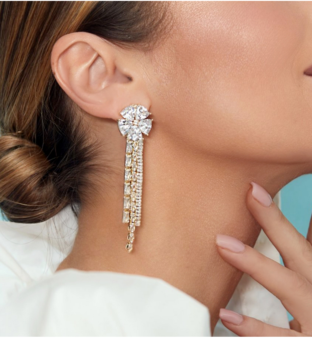 Kolczyki z kryształkami Like a diamond KSS0986