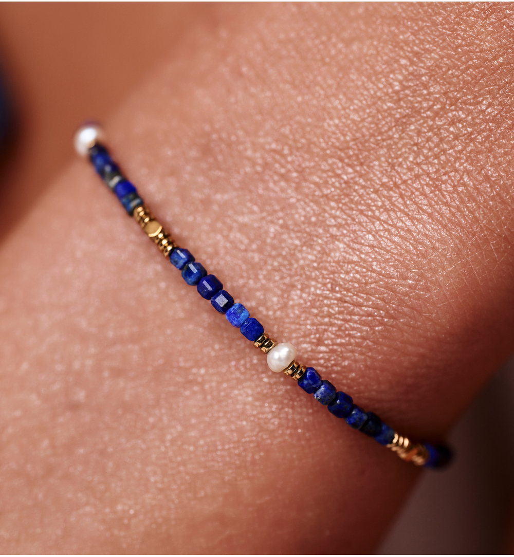 Bransoletka z lapisami Serenity BPA0459