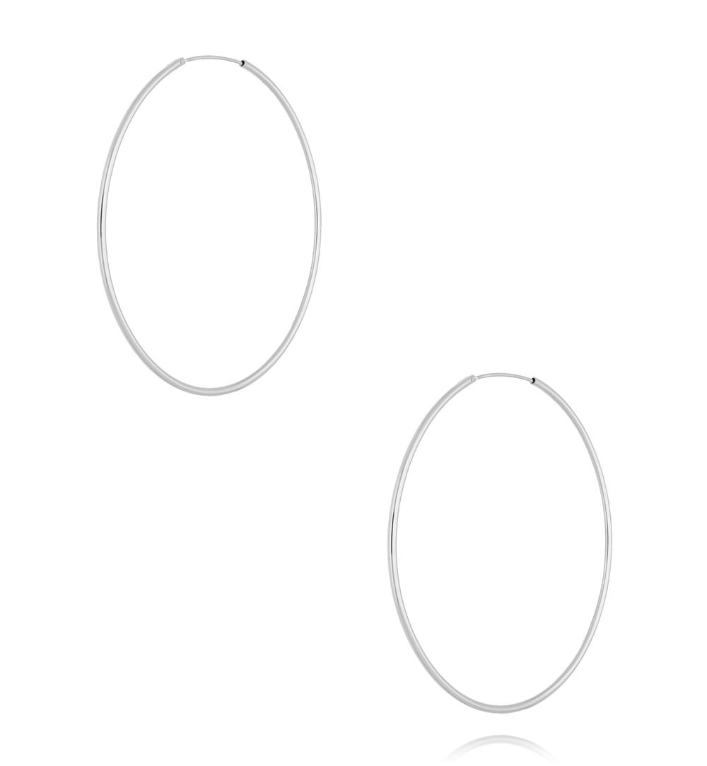 Kolczyki koła srebrne KCA0187