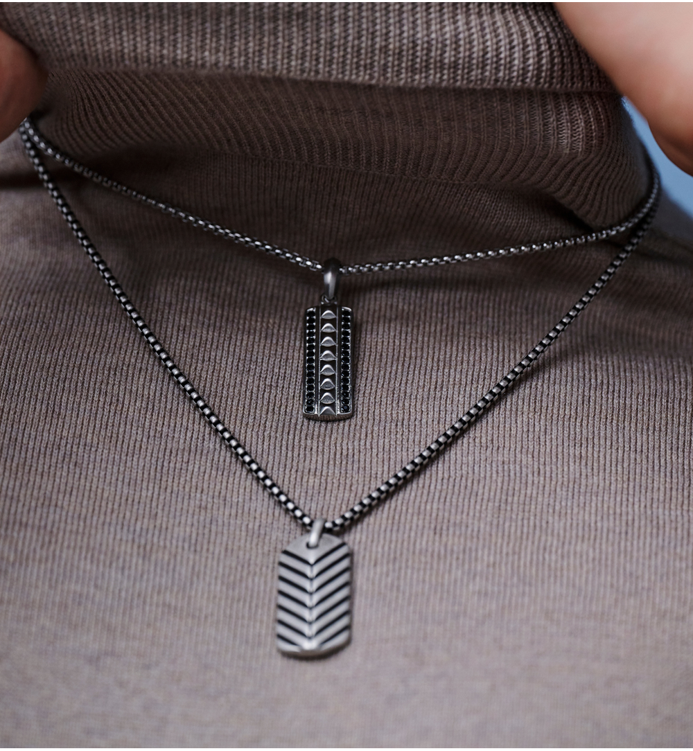 Naszyjnik męski srebrny Ranger NMITC0072