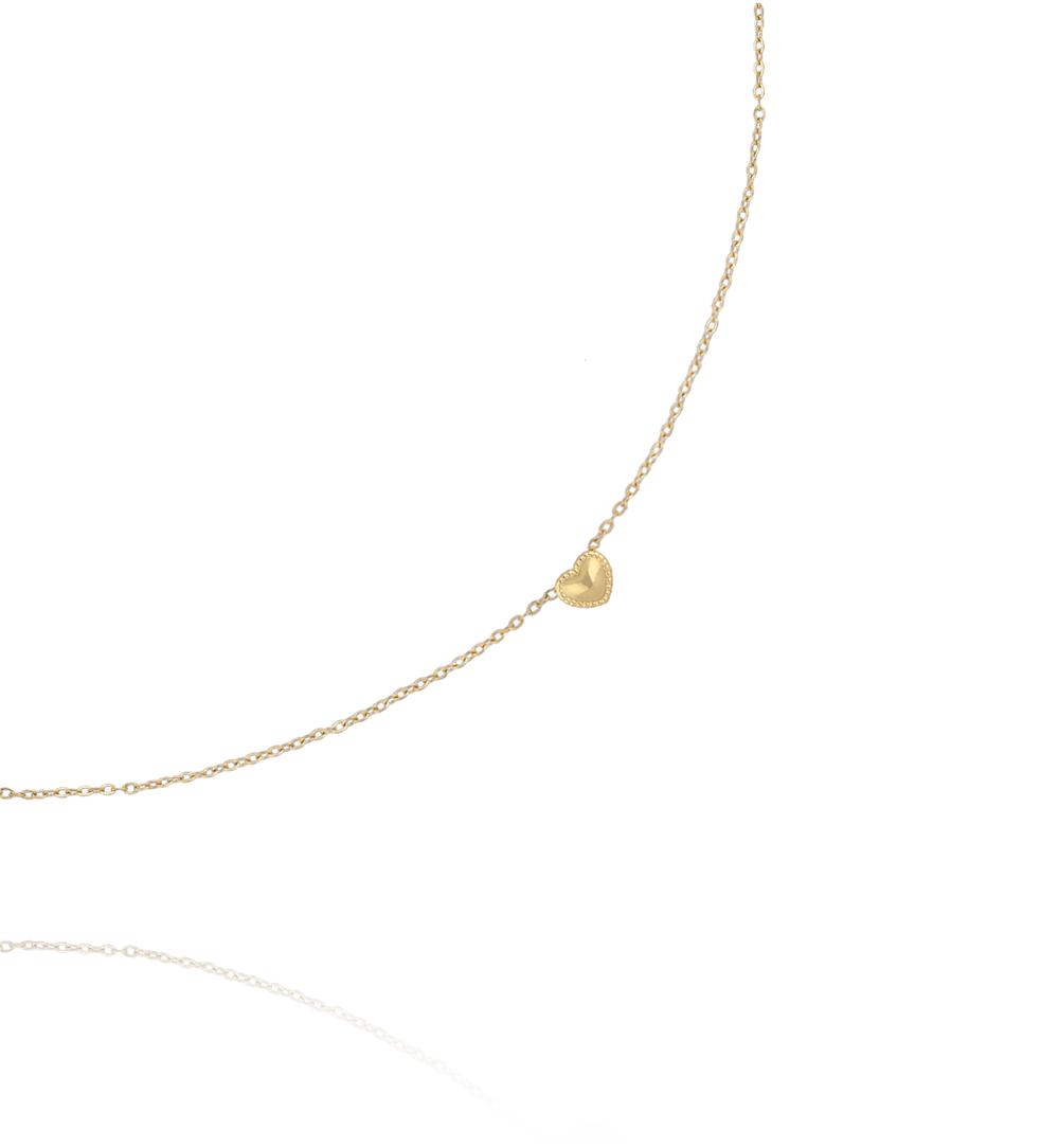 Naszyjnik delikatny z drobnym sercem NSY0759