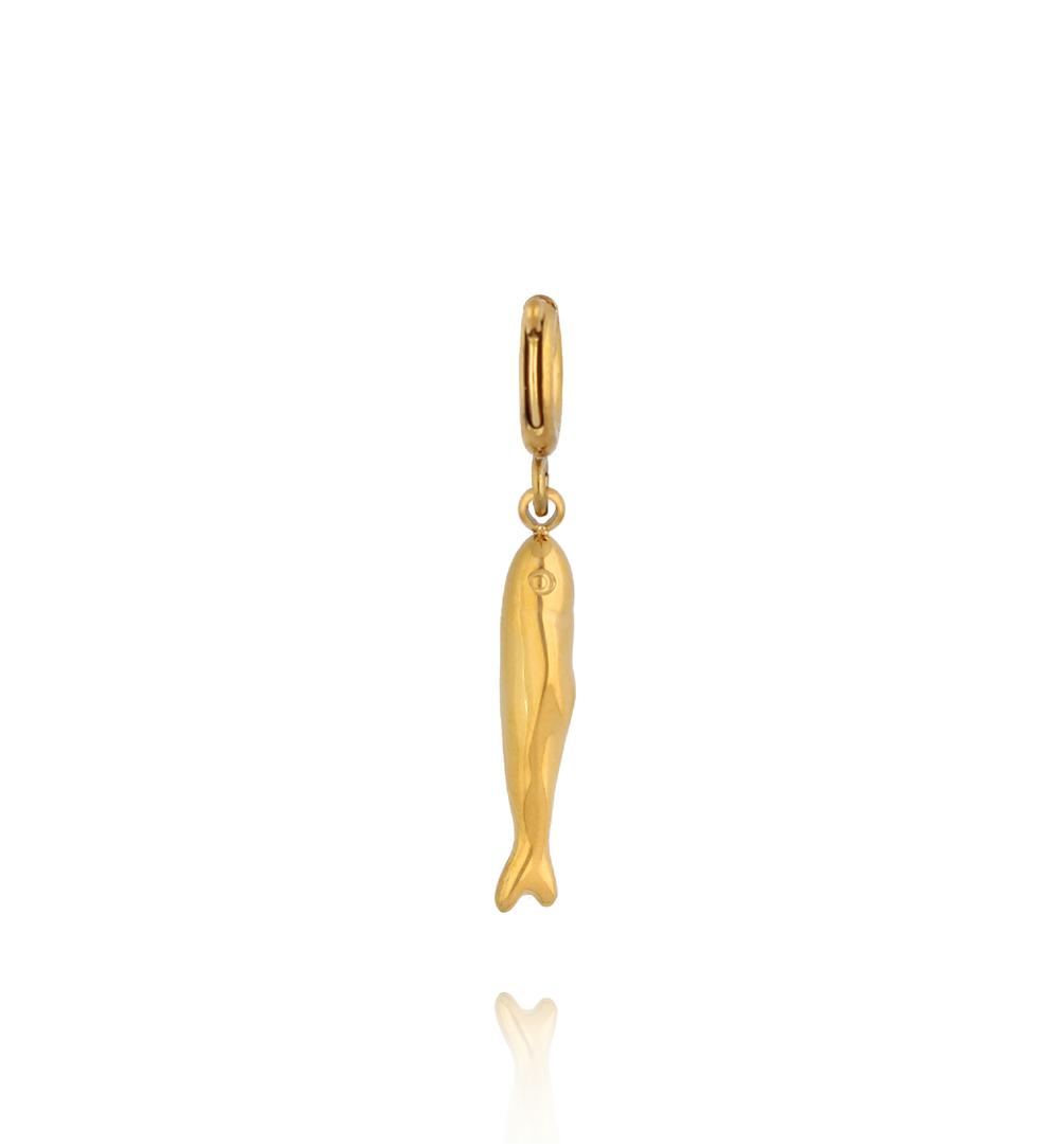 Charms złota smukła rybka CHA0122