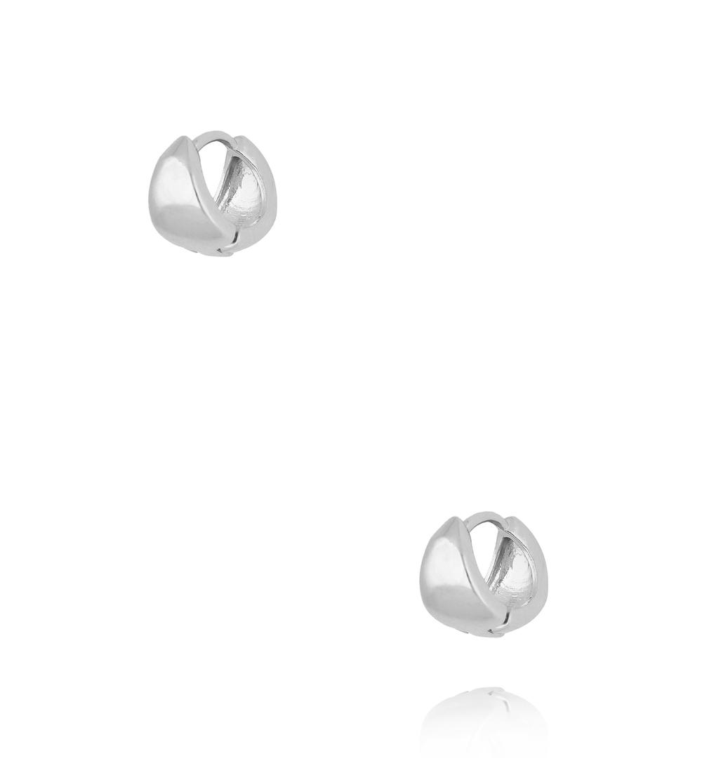 Zestaw kolczyków kółek w srebrnym wykończeniu KLU0167