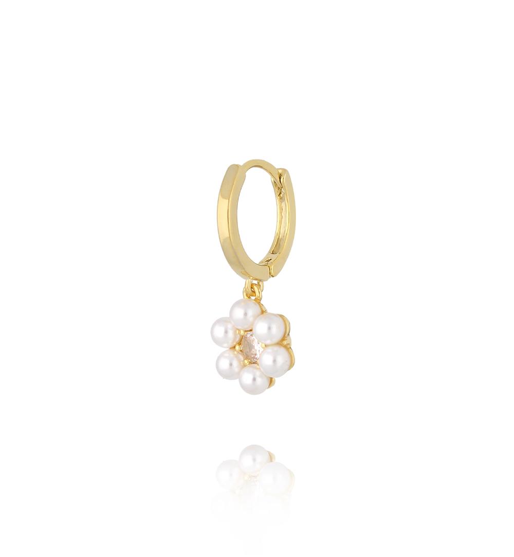 Zestaw pięciu kolczyków błękitno kryształowych KMB0056