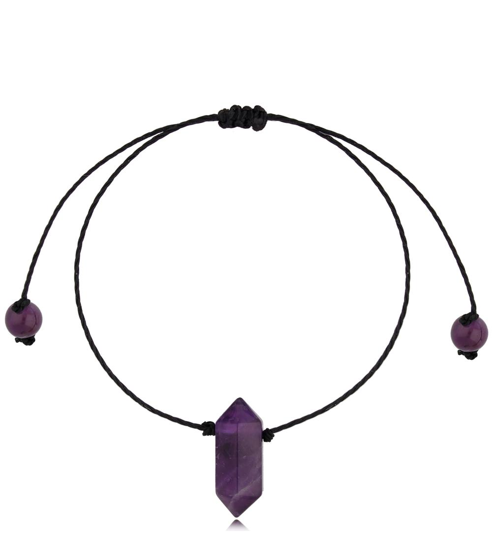 Bransoletka z ametystem Traveller BPA0186