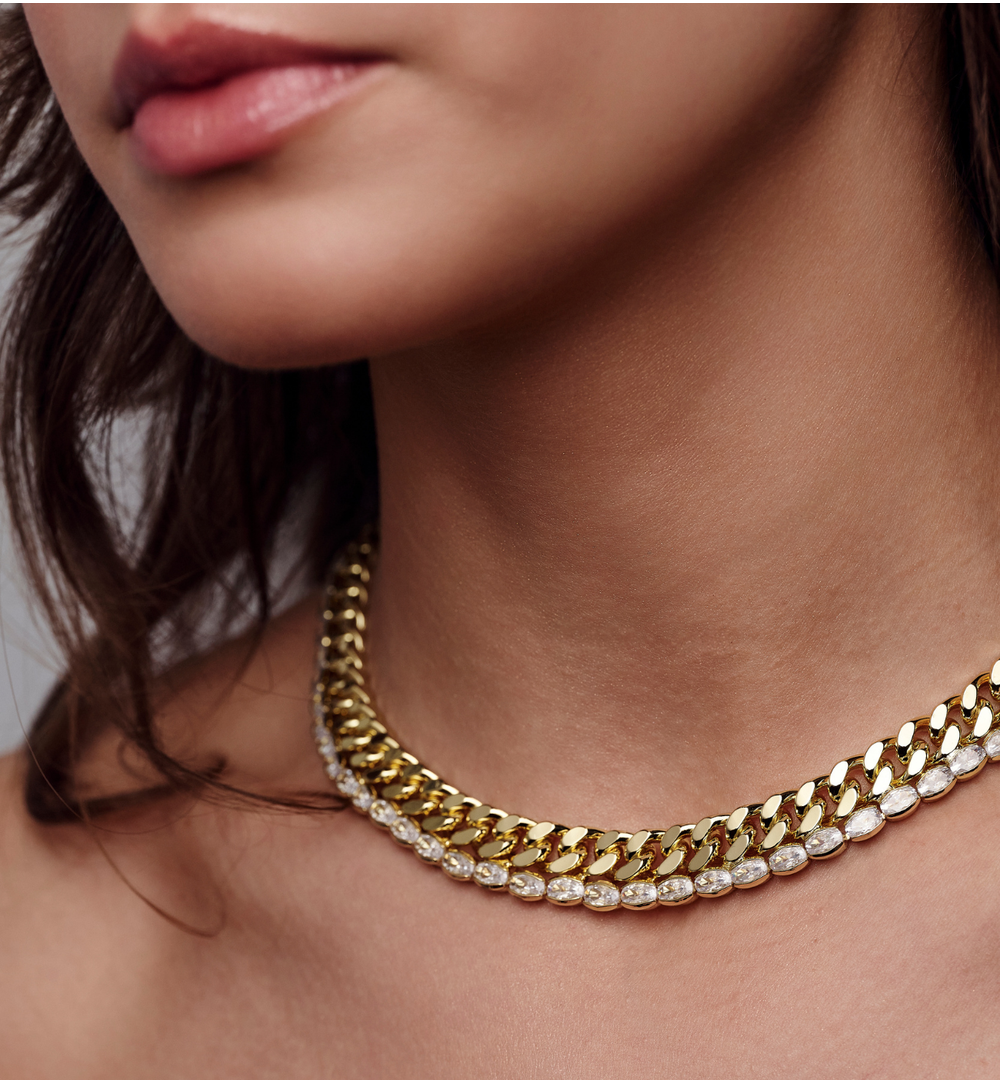 Naszyjnik złoty łańcuch Misaki NRG0519