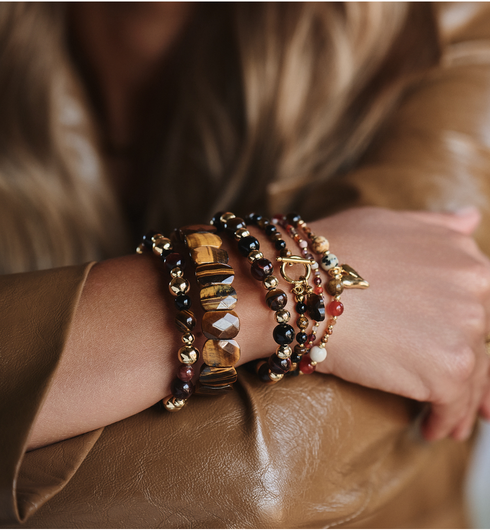 Bransoletka z tygrysiego oka BPA0548