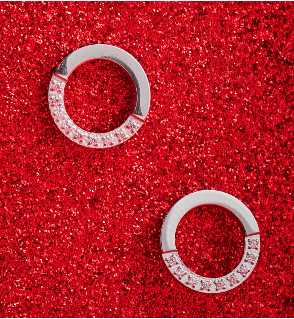 Zestaw biżuterii srebrnej z motywem koła ZN0068