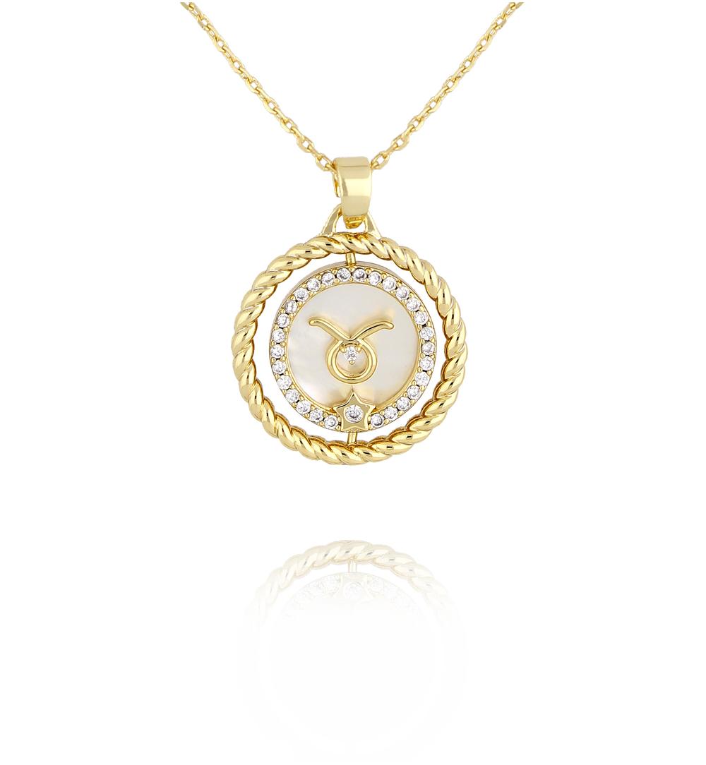 Naszyjnik znak zodiaku Byk NLU0033