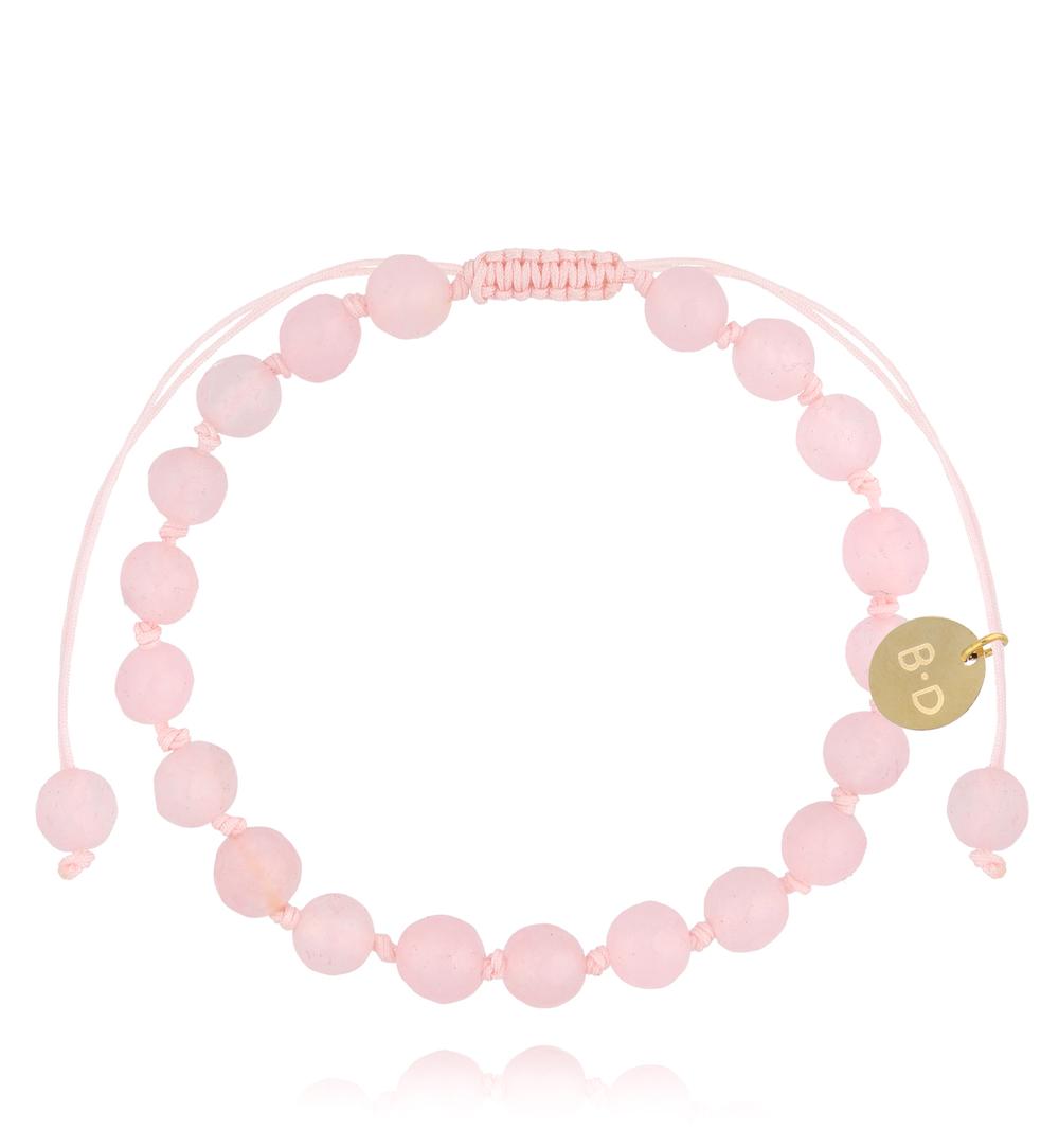 Bransoletka z różowymi jadeitami Jade BSH0152