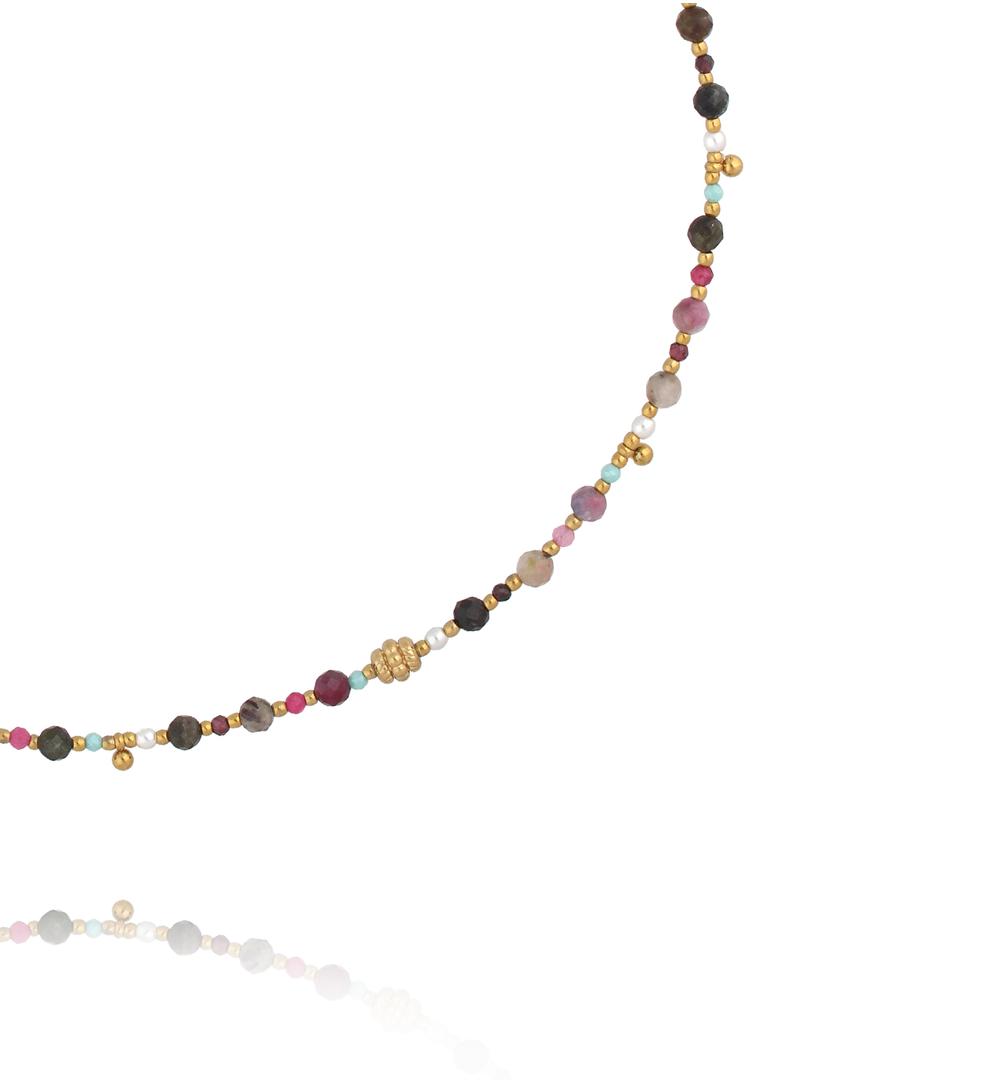 Naszyjnik z naturalnych kamieni NEA0085