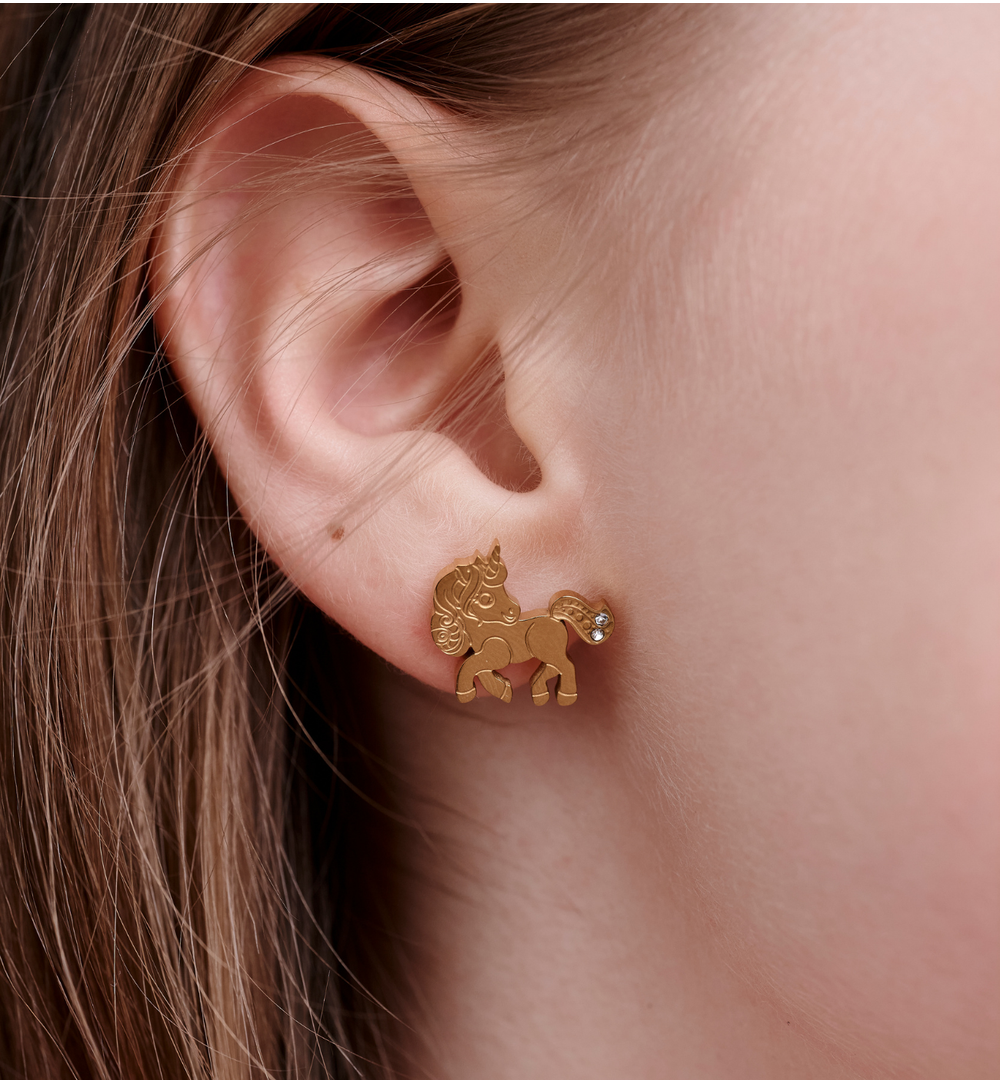 Zestaw biżuterii dla dziewczynki z konikiem ZN0226