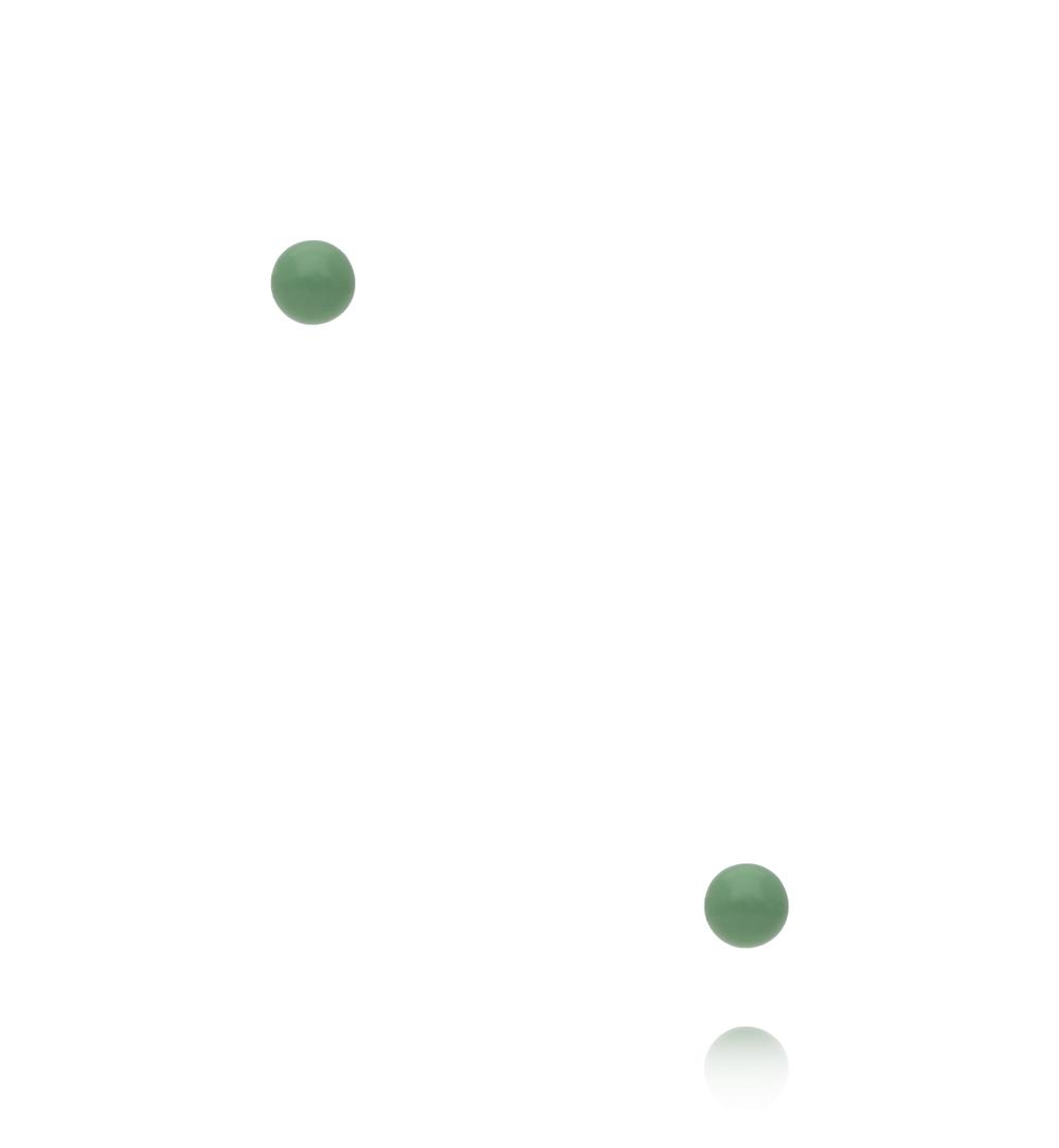 Zestaw kolczyków kuleczek w klasycznych i naturalnych kolorach KMB0055