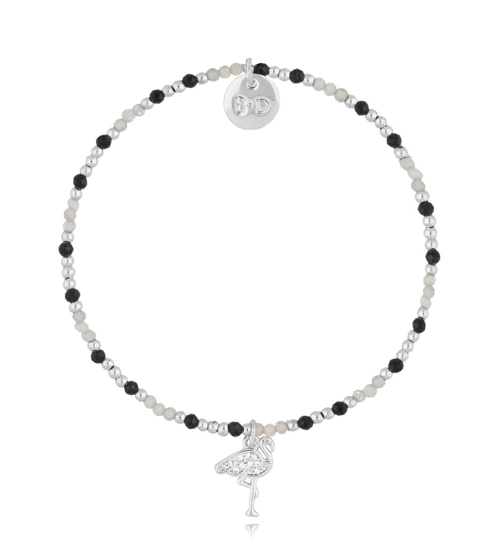 Bransoletka z labradorytami i turmalinami BTW2836