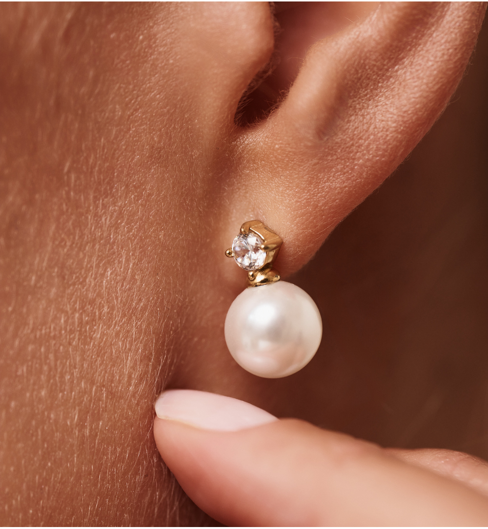 Zestaw biżuterii z perłami ZN0087