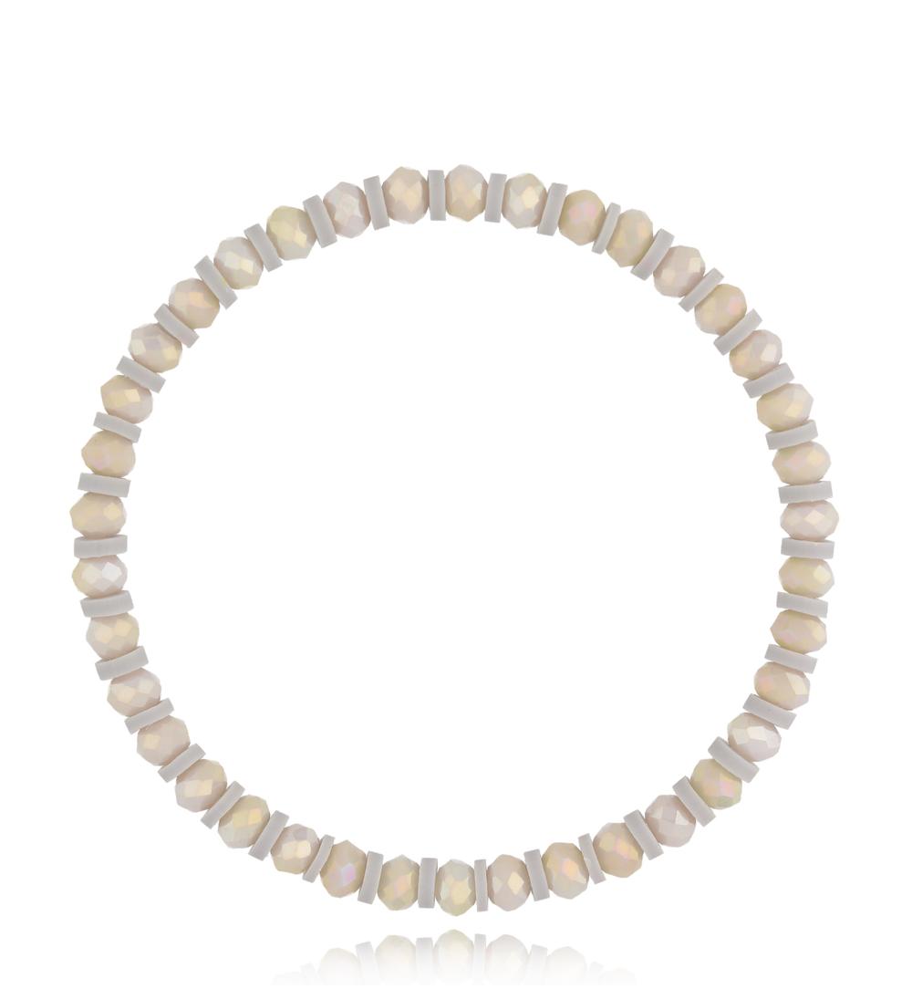 Bransoletka z szarymi kryształkami Roche BTW2051