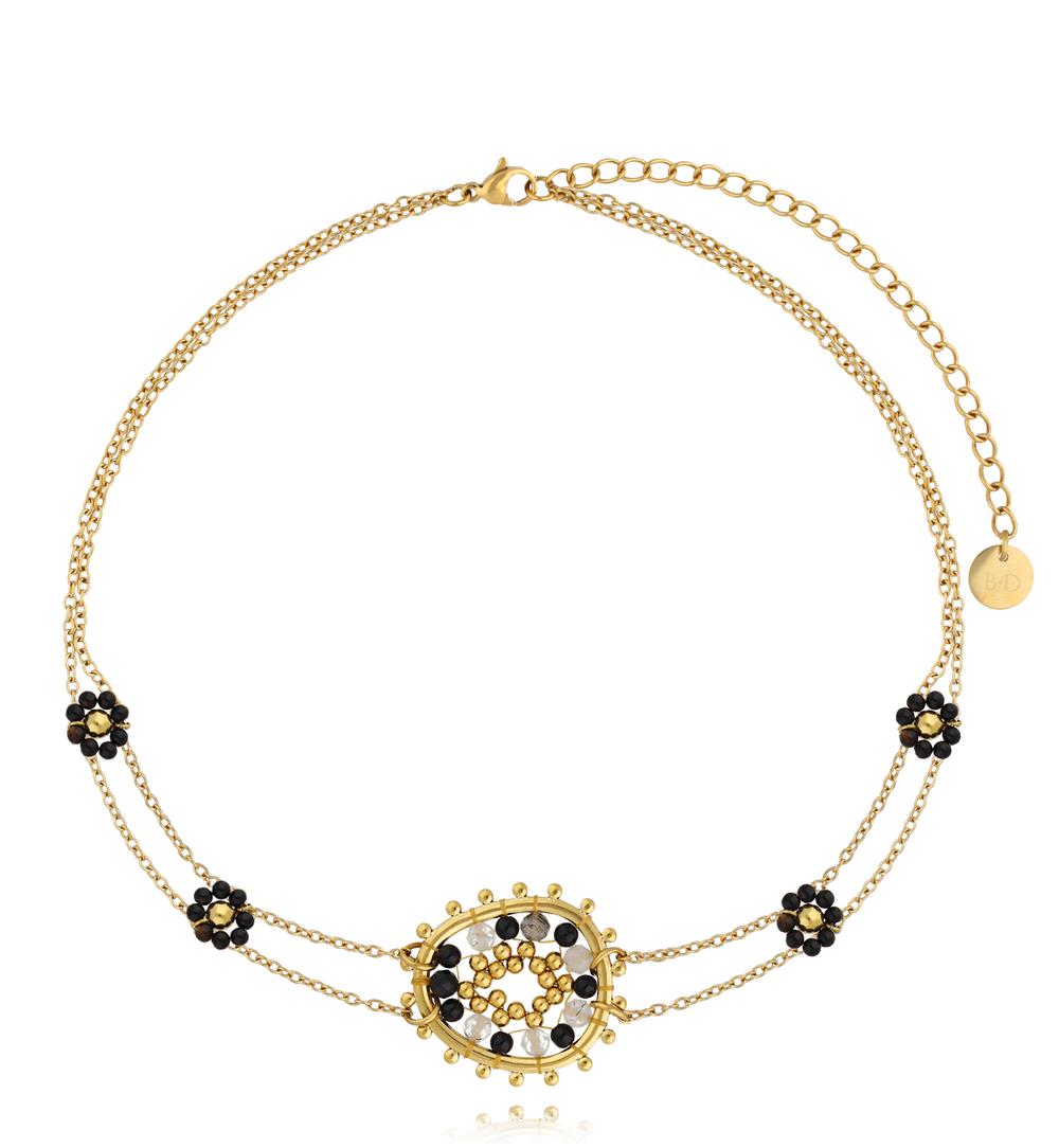 Choker czarny Beades NBI0013