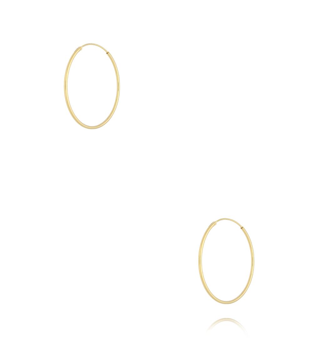 Kolczyki koła złote KCA0182