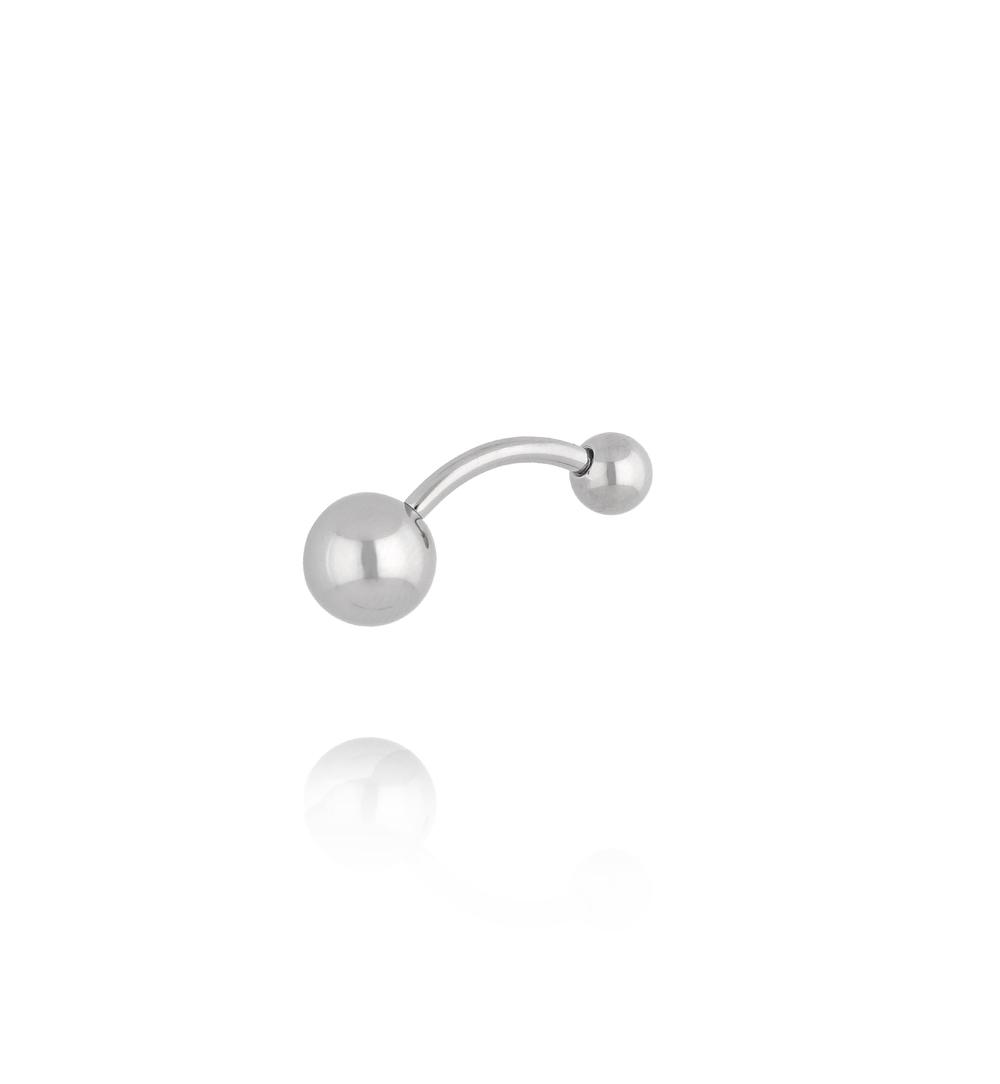 Kolczyk srebrny piercing KSA2175