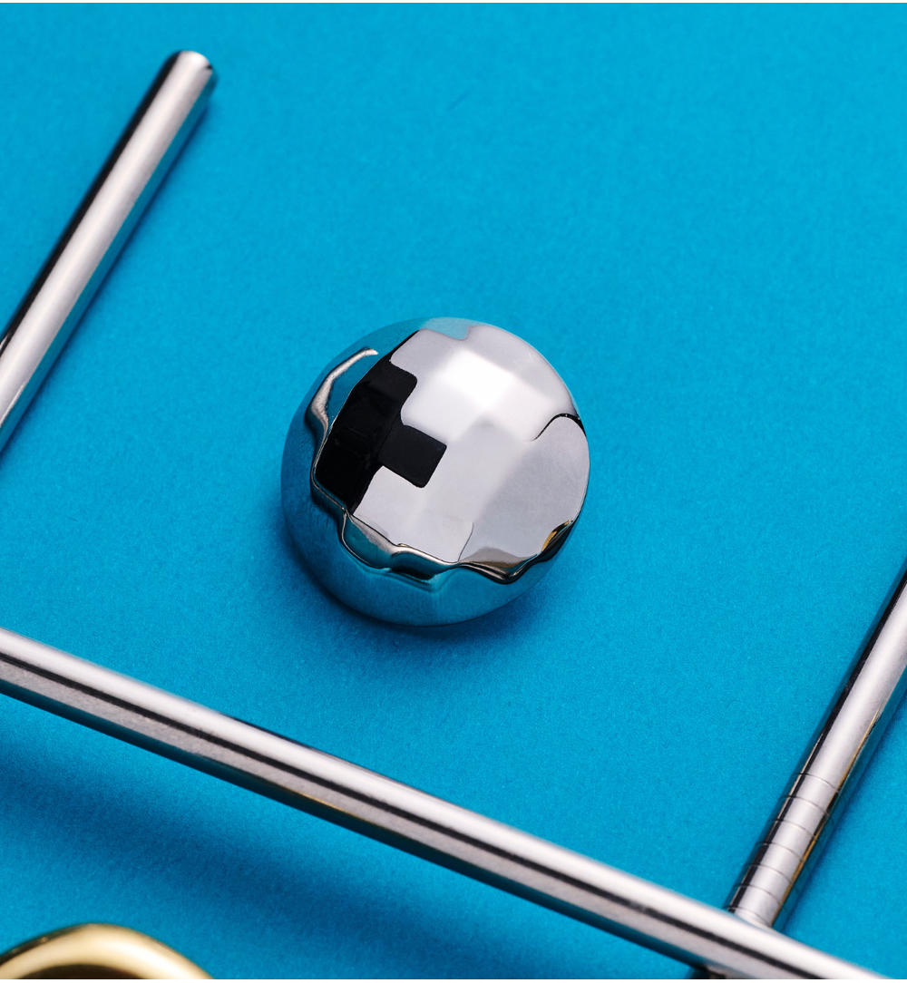 Kolczyki kule srebrne duże fasetowane KSY0397