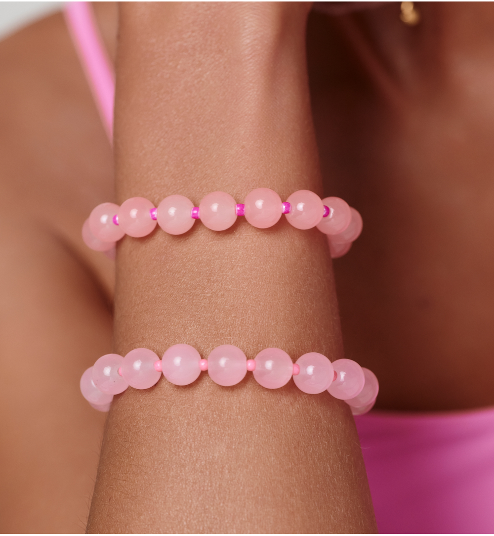 Bransoletka różowa BSC2314