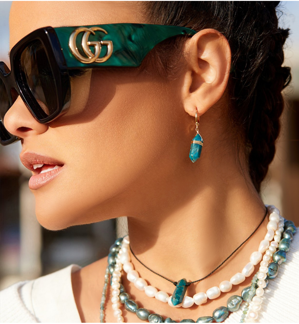 Naszyjnik klasyczny z pereł  36 cm NPE0055